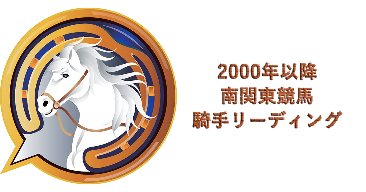 南関東競馬 歴代リーディング騎手一覧（2000年以降）