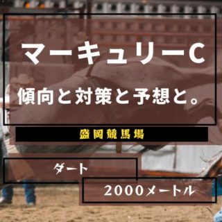 【2022年】第26回マーキュリーカップの傾向と対策と予想と。